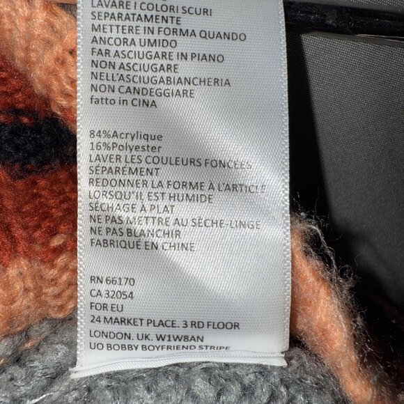 Urban Outfitters Striped Sweater Womens S/P Oversized Relaxed Ugly Sweater - Picture 6 of 8